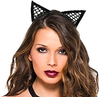 Fishnet Cat Headband