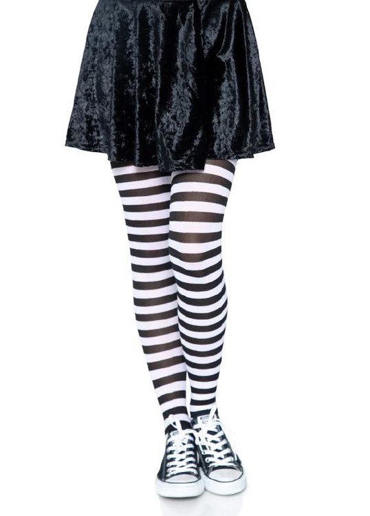 Tights Striped Blk/Wht