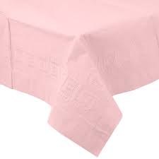 Classic Pink Paper Rectangle Tablecover