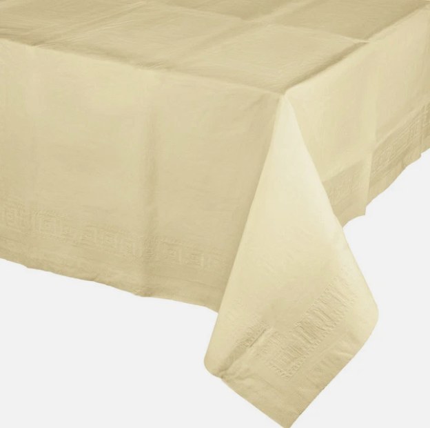 Ivory Paper Tablecover