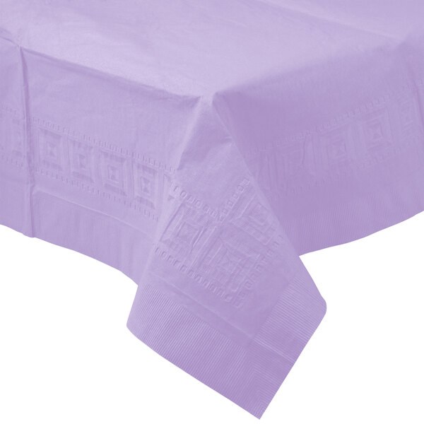 Lavender Paper Tablecover