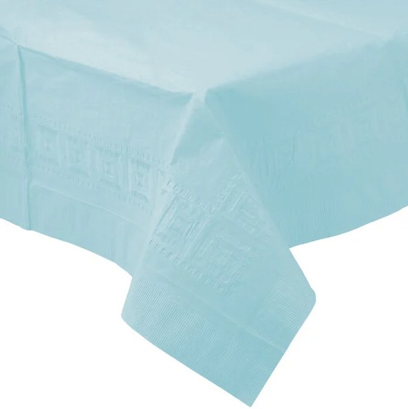 Pastel Blue Paper Tablecover