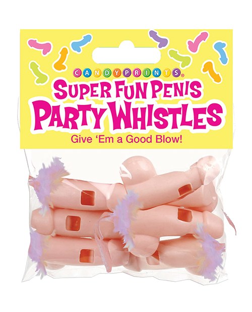Penis Party Whistle Favors 6pk
