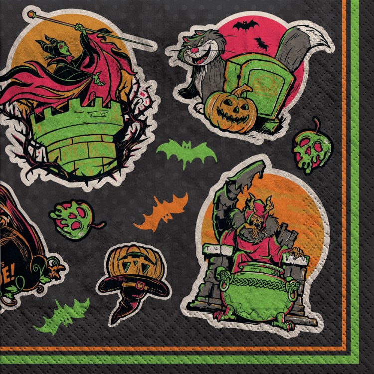 Disney Halloween Villains Lunch Napkins