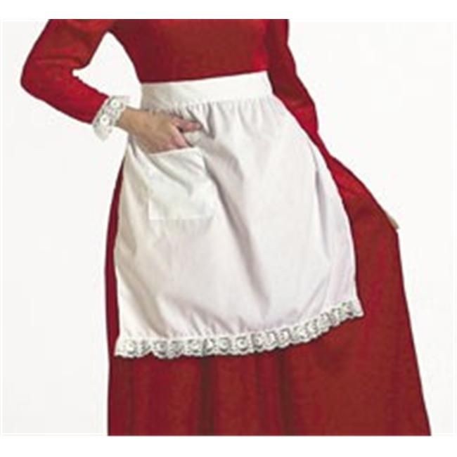 Mrs. Clause Cotton Apron w/ Pocket