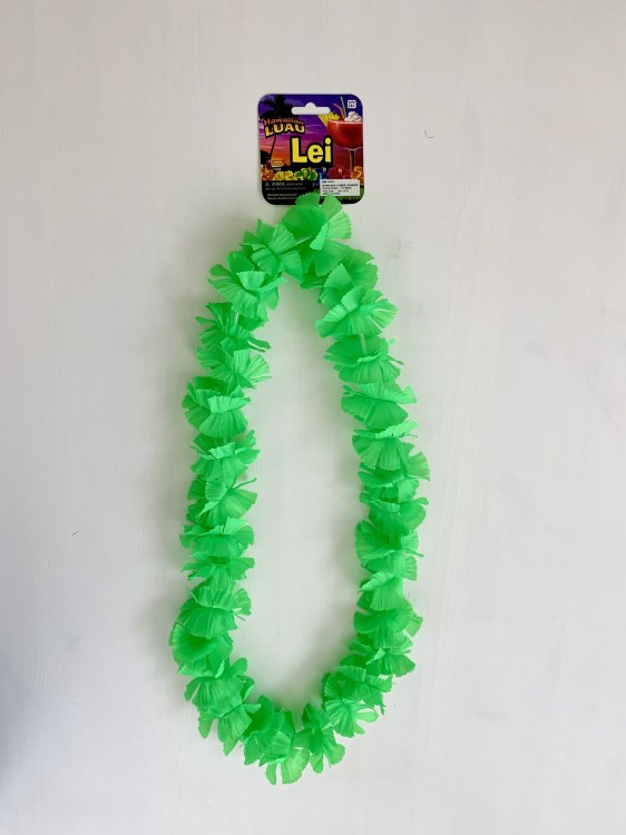 Lei Silk Flower Green