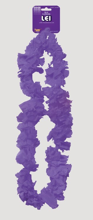Lei Silk Flower Purple