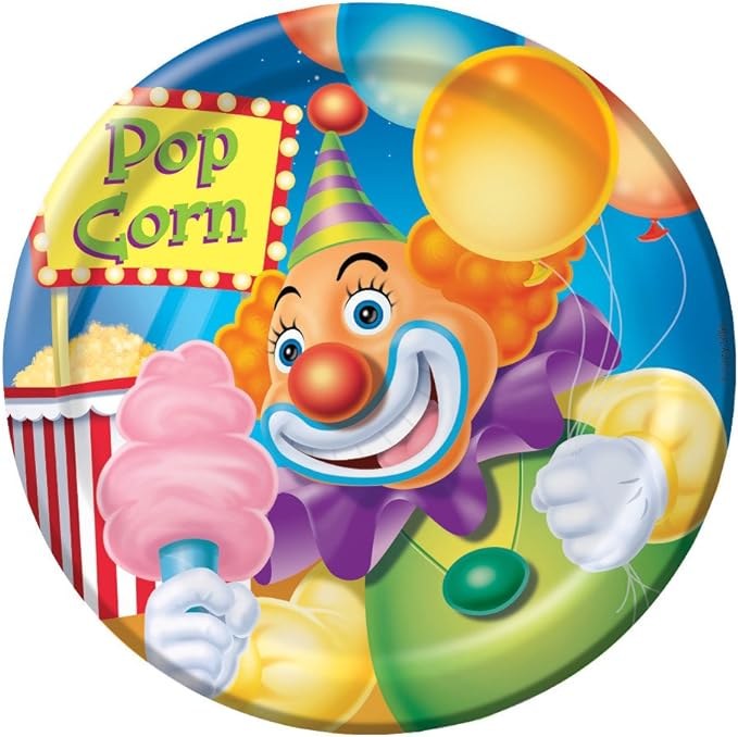 Big Top Birthday Plt 7in