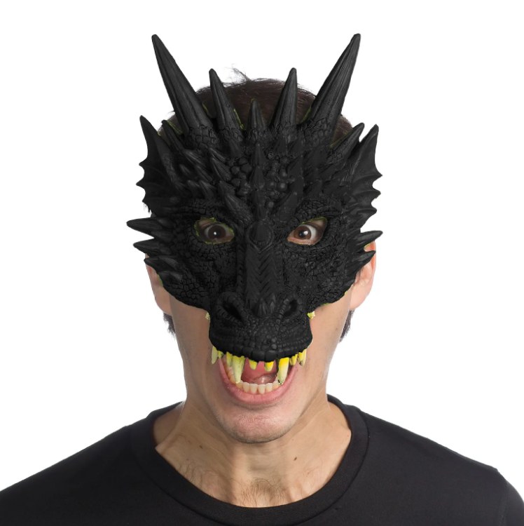 Mask Dragon Black