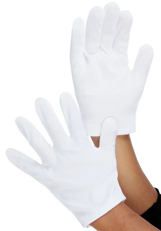 Kids Gloves White
