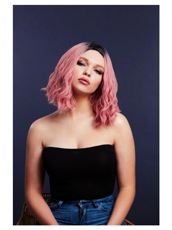 Wig Cara Rose Gold/Ash Pink