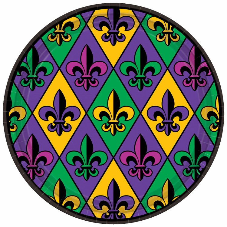 Fleur De Lis 9in Plt