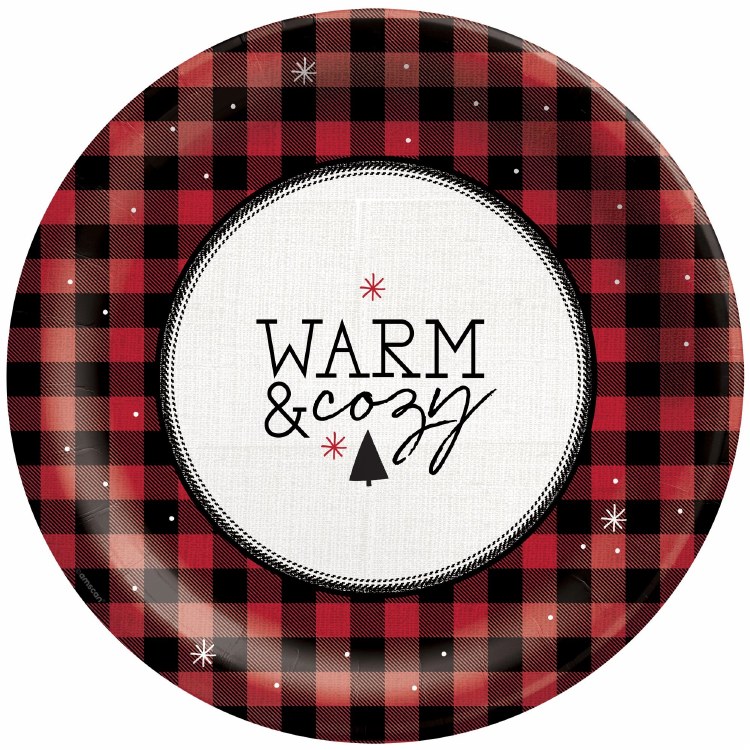 Plates Warm n Cozy 7" pk