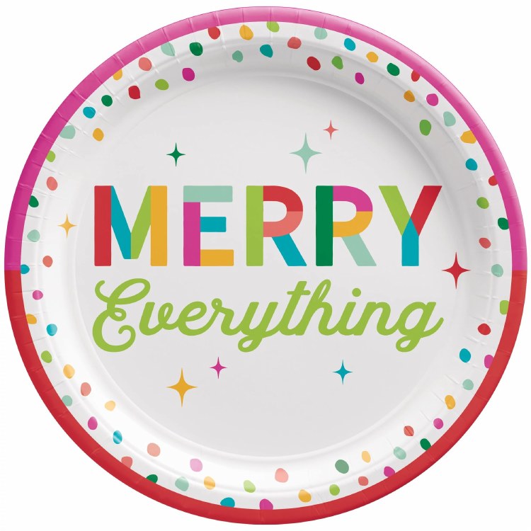 Merry Everything 10" Plates