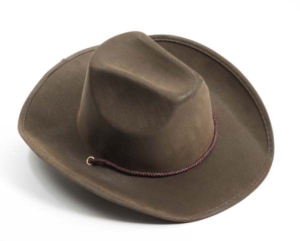 Hat Cowboy Brown Suede