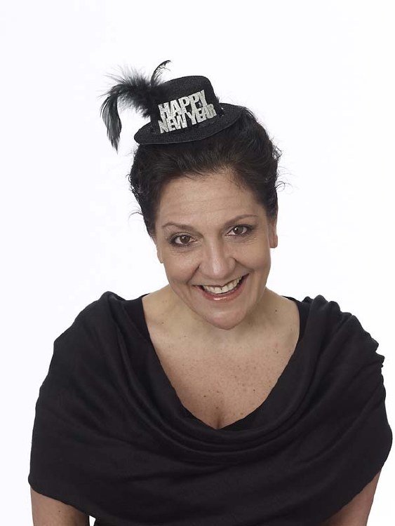 Hat Mini Black/Silver HNY