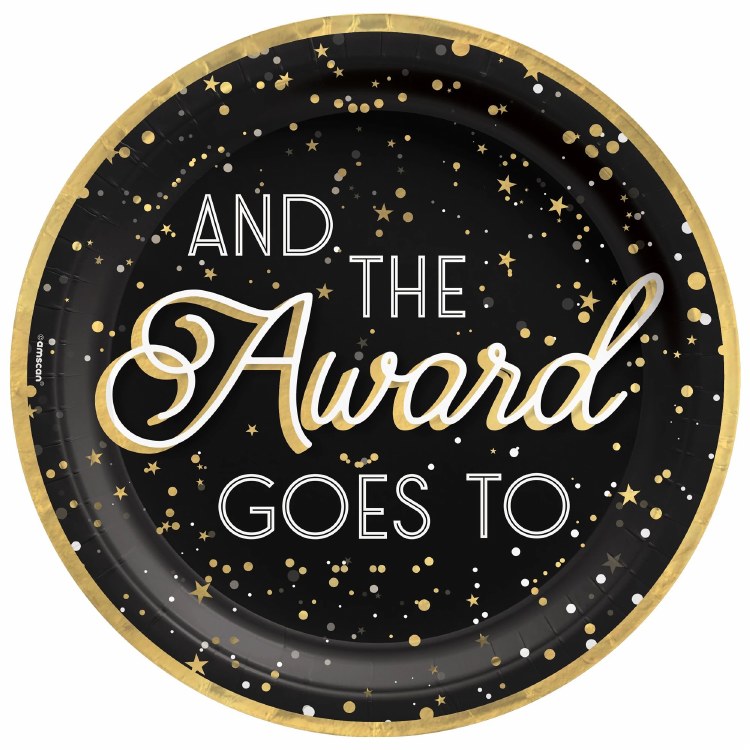 Awards Night Round Plates, 10"