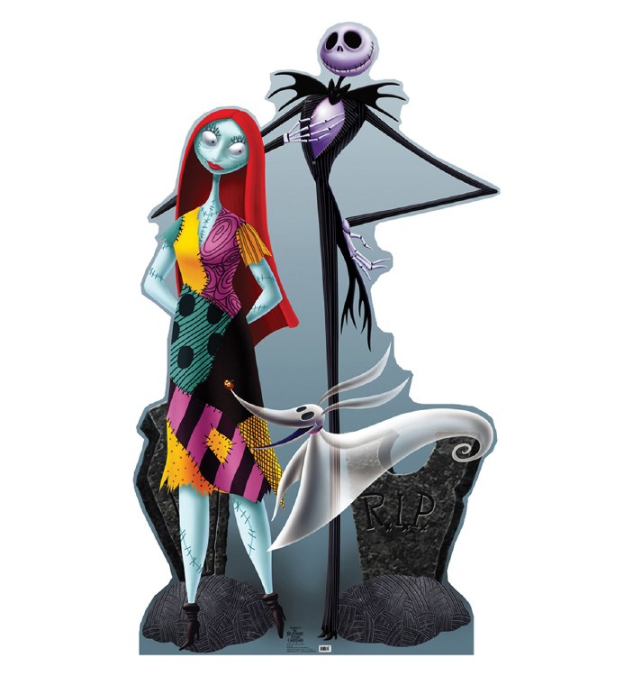 Jack &amp; Sally Nightmare Before Christmas Standup