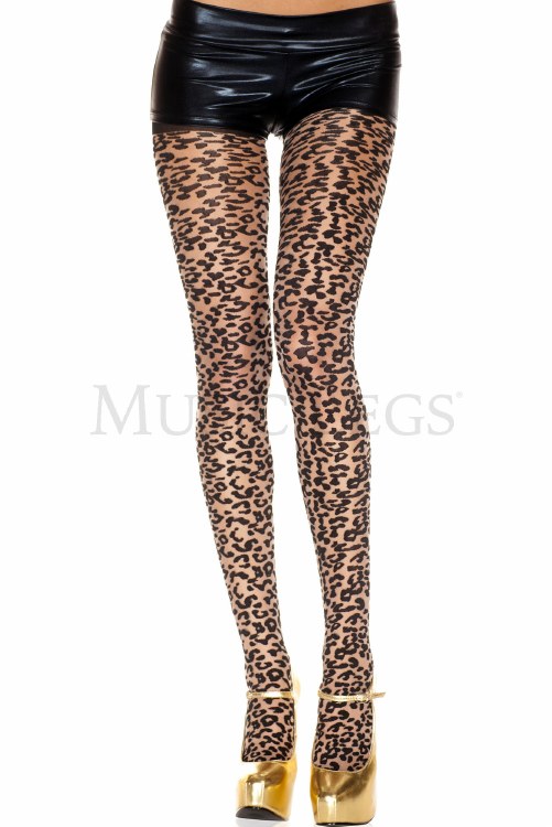 Pantyhose Leopard Print Spande