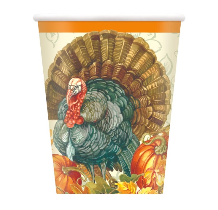Thanksgiving 9oz Cup 8ct
