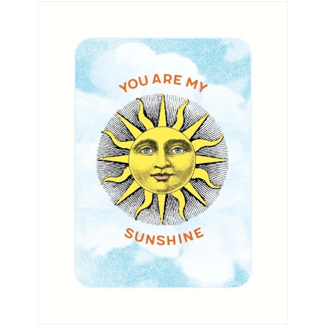 Card You Are My Sunshine