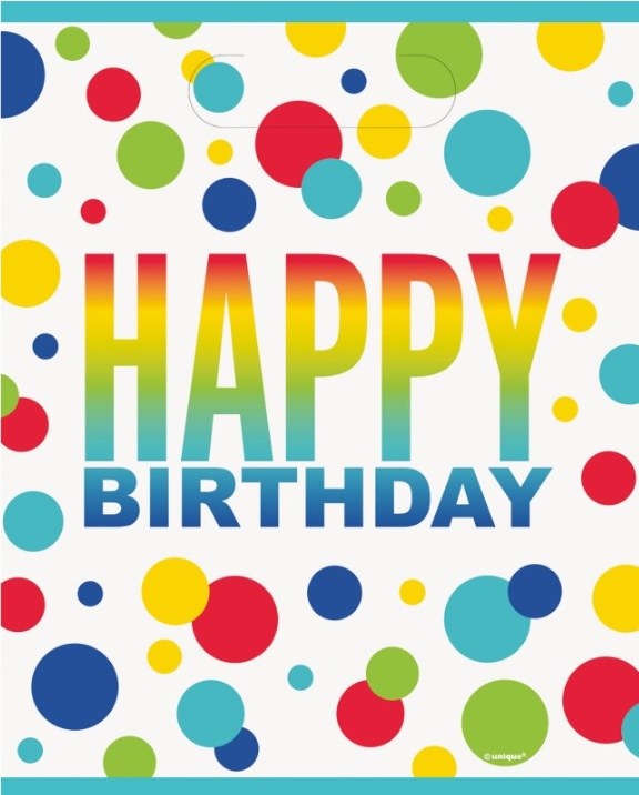 Rainbow Spot B-Day Lootbag 8ct