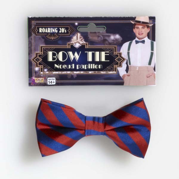 Bow Tie Stripe Red/Blue