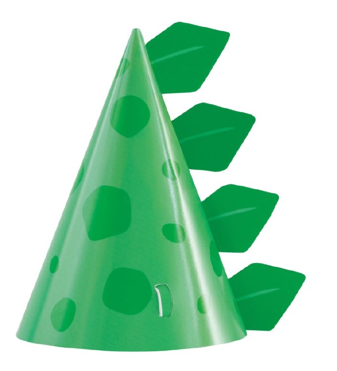 Party Hat Dinosaurs 8 ct