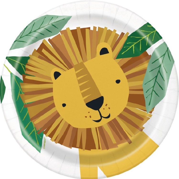 Animal Safari 7" Plates