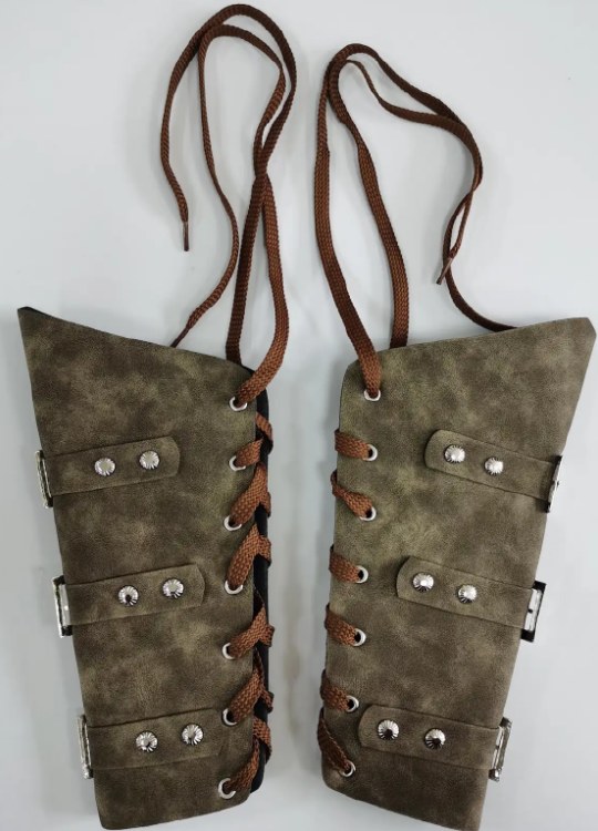 Arm Protectors Leatherlike Brn