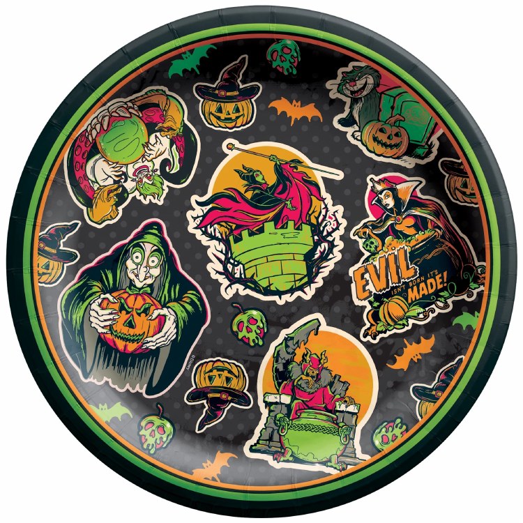 Disney Villains 6.75" Plates