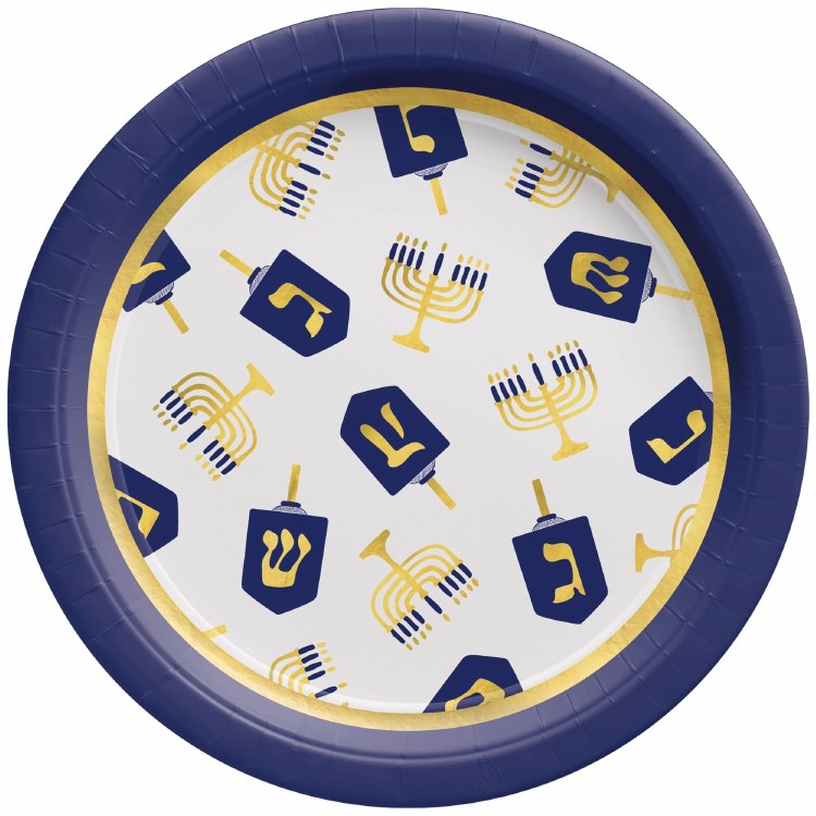 Hanukka Lights 6.75" Plates