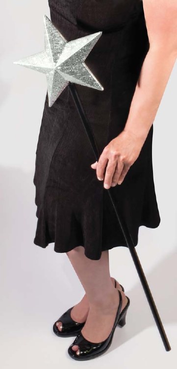 Wand Star Large Silver