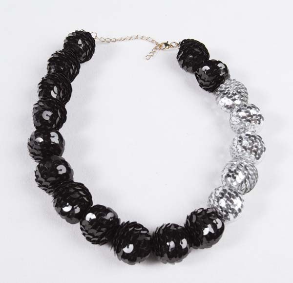 Choker Disco Ball Silver