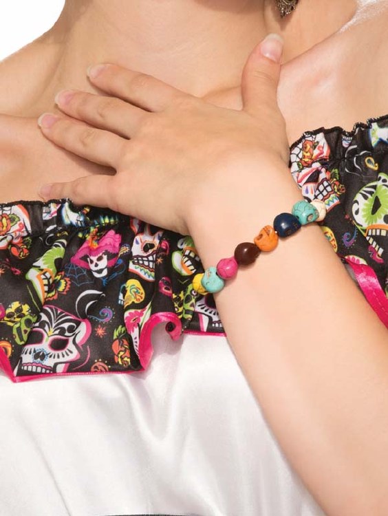 Bracelet Day Of The Dead Skull