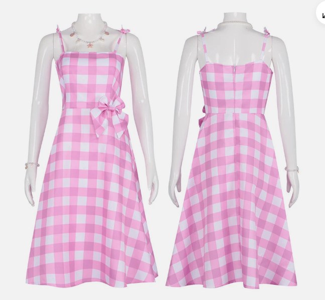 Gingham Sundress Pink L
