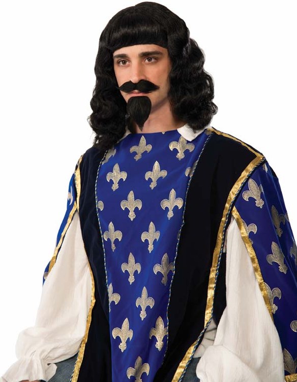 Musketeer Wig/Beard/Stache Set