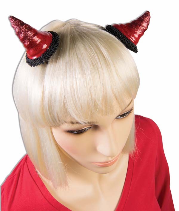 Devil Horns Hair Clips