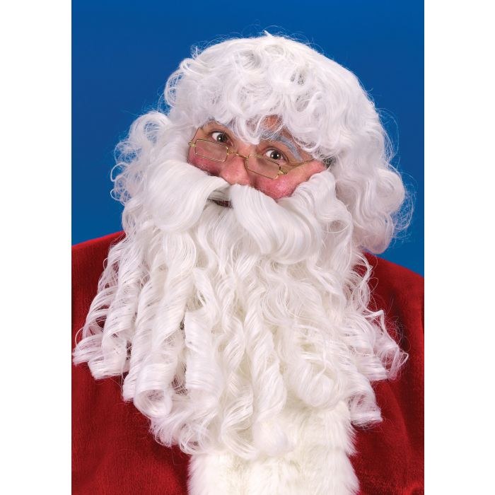 Deluxe Santa Wig &amp; Beard Set