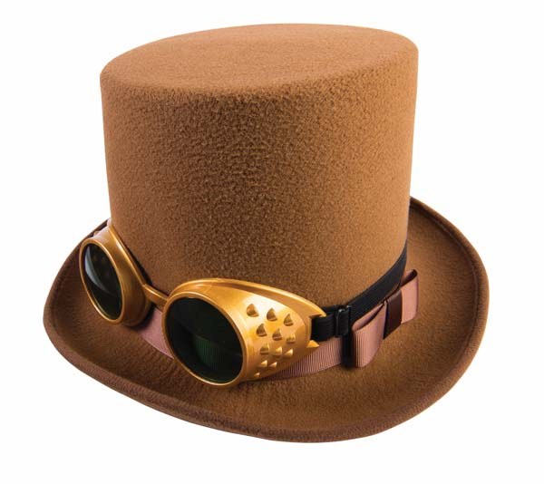 Hat Steampunk w/ Goggles