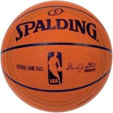 Basketball 9in Plates 8ct