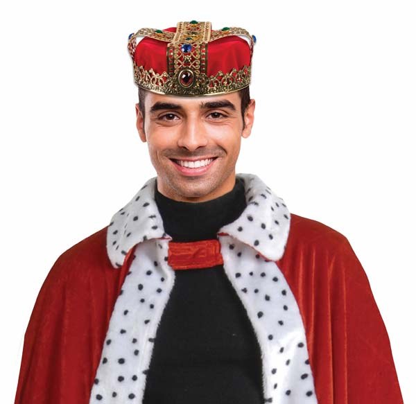 Crown Metal Red w/stones