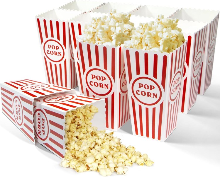 Popcorn Boxes 6 pack