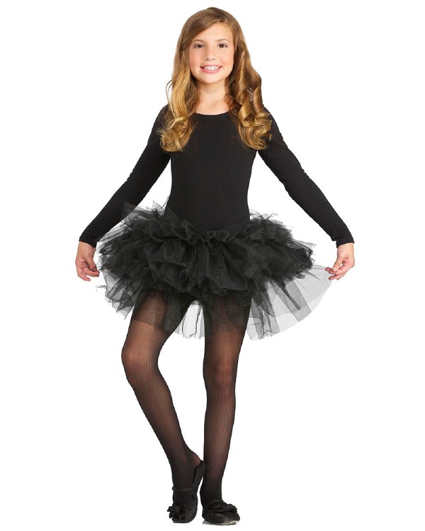Fluffy Child Tutu Black