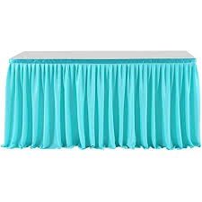 Robins Egg Blue Table Skirt