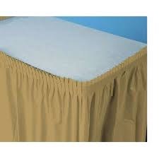 Gold Table Skirt