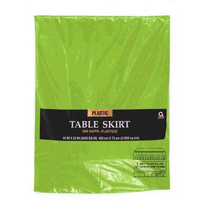 Kiwi Green Table Skirt