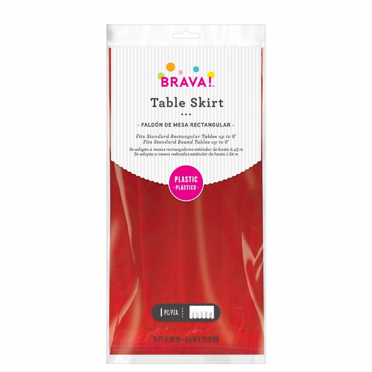 Apple Red Tableskirt