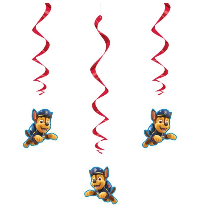 Paw Patrol Hanging Swirl Decor