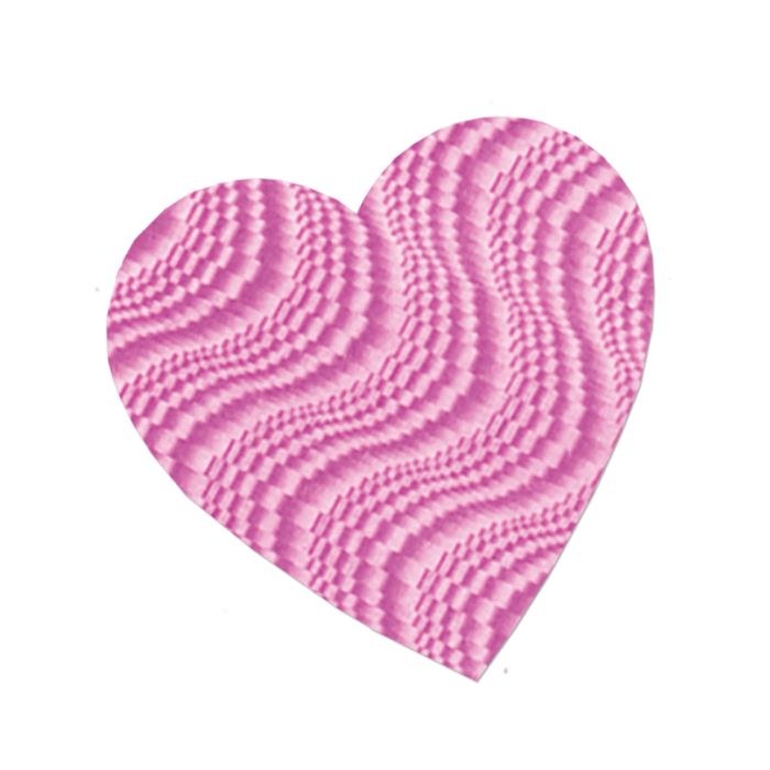 Heart Cutout Foil 9"